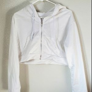 Cropped Zip Up Jacket